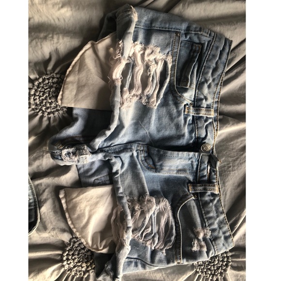 Size Small Denim Skirt & 2 Size Small Shorts - Picture 3 of 3